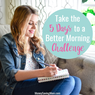 take the 5 days to do a better morning challenge